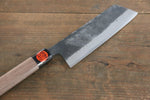 Shigeki Tanaka TEKKA Acero Azul No.2 Kurouchi Nakiri  165mm Mango de Nogal - Japanny-SP