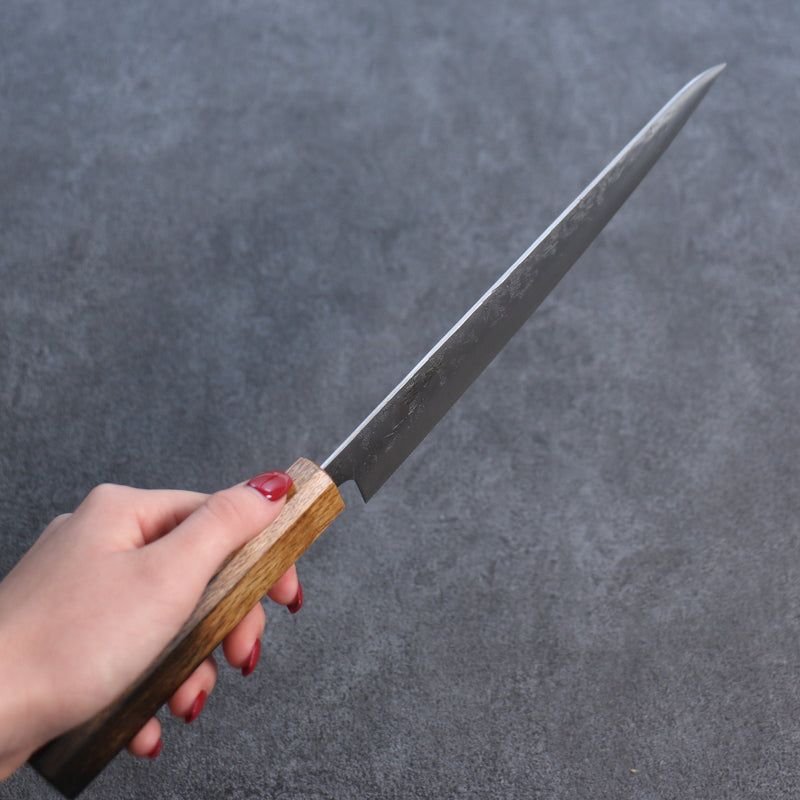 Seisuke SLD Washiji Sujihiki Cuchillo Japones 240mm Mango de Arce quemado - Japanny-SP