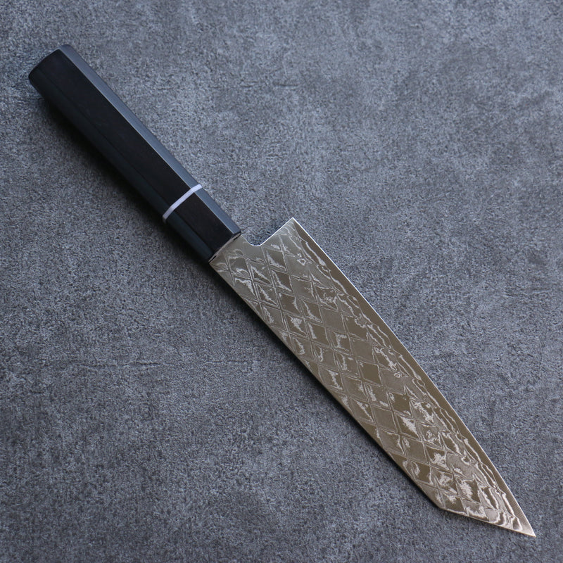 Seisuke AUS10 Espejo Cruzado Bunka 180mm Mango de Madera de Pakka Negra - Japanny-SP