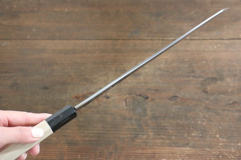 Choyo Acero Blanco Terminado de Espejo Kiritsuke Yanagiba  270mm Mango de Magnolia - Japanny-SP