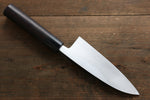 Takayuki Iwai Acero Blanco No.1 Kurouchi Deba  110mm Mango de Shitan - Japanny-SP