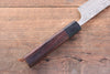 Nao Yamamoto SG2 Damasco Negro Petty-Utilitario  140mm Mango de Shitan - Japanny-SP