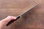 Nao Yamamoto SG2 Damasco Negro Gyuto  240mm Mango de Shitan - Japanny-SP