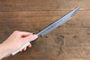 Sakai Takayuki Acero Blanco No.2 Cuchillo para anguilas  180mm Mango de Magnolia - Japanny-SP