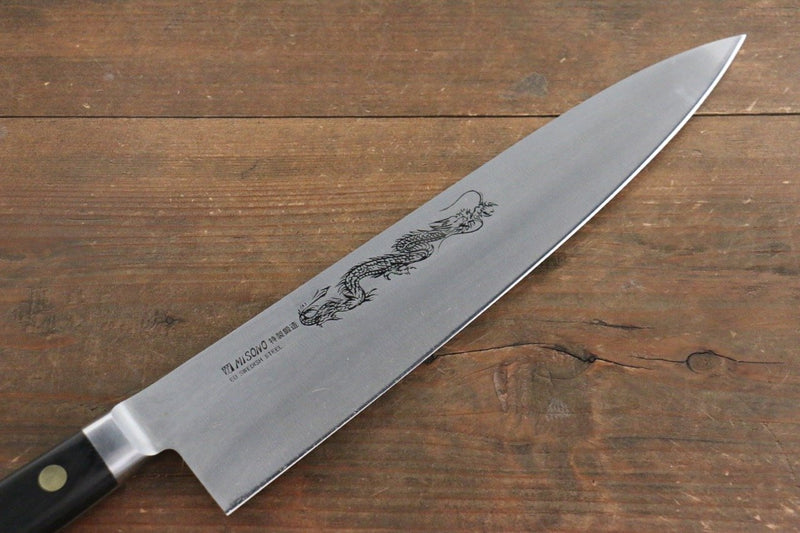 Misono Acero Sueco Grabado de Dragón Gyuto - Japanny-SP