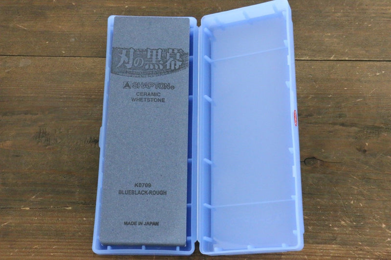Shapton Kuromaku series Coarsor Sharpening Stone blue-black-#320 - Japanny-SP