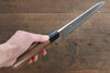 Nao Yamamoto Acero de Plata No.3 Nashiji Santoku 165mm Mango de Nogal - Japanny-SP
