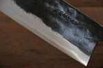 Takayuki Iwai Acero Azul No.2 Kurouchi Nakiri  165mm Mango de Shitan - Japanny-SP