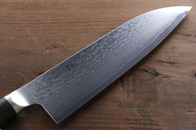 Miyako AUS8 Damasco de 33 Capas Santoku  180mm - Japanny-SP