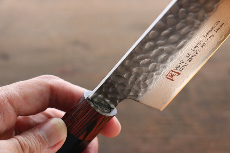 Iseya VG10 33 Layer Damascus Japanese Petty 150mm  and Gyuto 210mm  Set - Japanny-SP