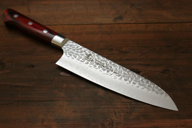 Sakai Takayuki VG10 de 33 Capas Damasco Santoku 180mm y Petty 150mm Set de Cuchillos Japoneses - Japanny-SP